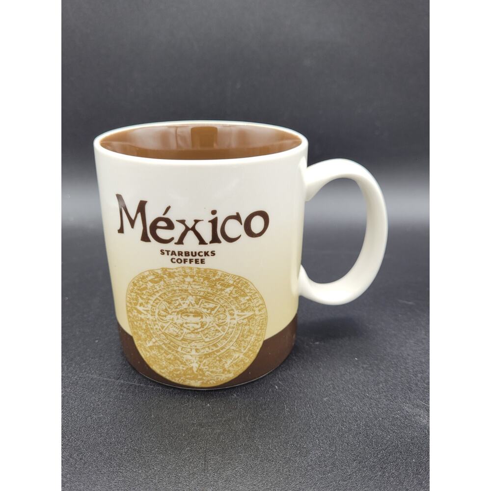 Starbucks Mexico 16oz Coffee Mug Cup Global City Icon Collector Series 2014
